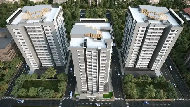 ABC development aerial architectural visual study