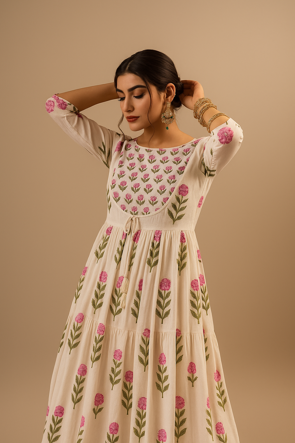 3 Piece Kurti Set for Women | Elegant Ethnic Wear