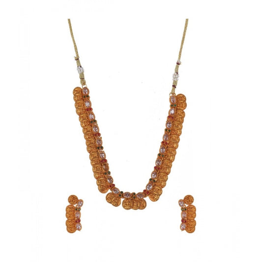 Elegent Laxmi Coin Shape Jewellery Choker Set