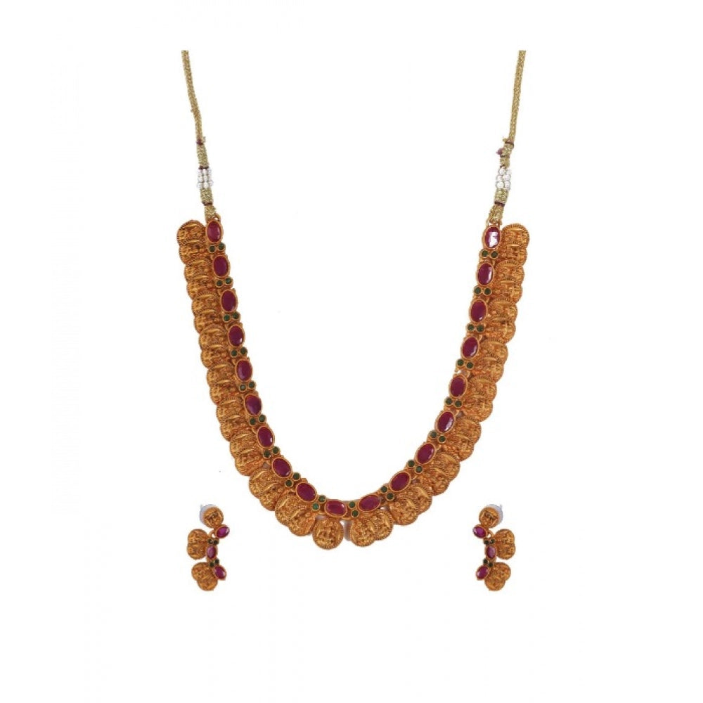 elegent laxmi coin shape jewellery choker set
