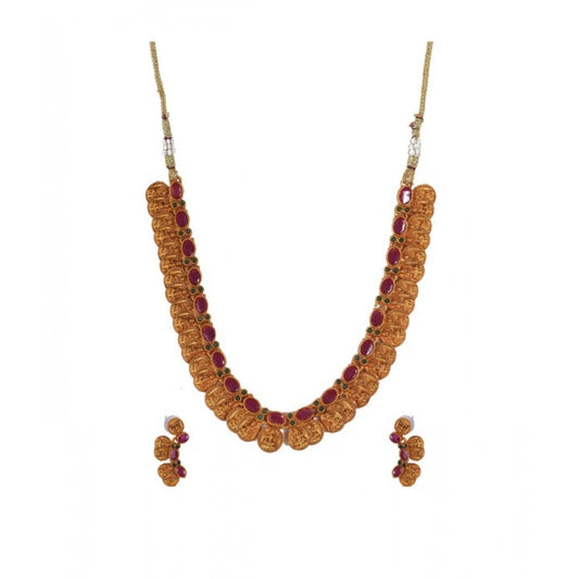 Elegent Laxmi Coin Shape Jewellery Choker Set