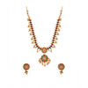 Elegent Brass Kempu Chain Jewellery Set