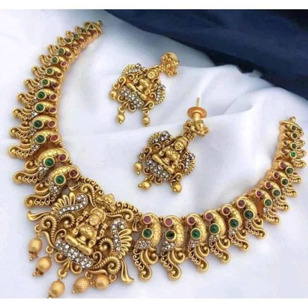 heritage gold traditional necklace set