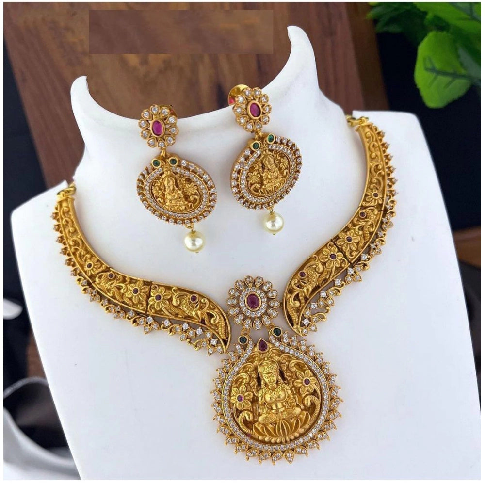 royal kundan necklace & earrings set
