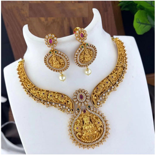 Royal Kundan Necklace & Earrings Set