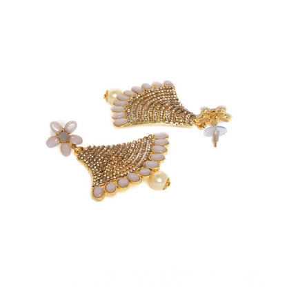 Rose Gold Plated Alloy Earrings