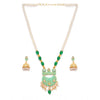 Rose Gold Plated Alloy Necklace & Earings Set
