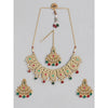 Rose Gold Plated Alloy Necklace & Earings Set