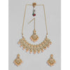 Rose Gold Plated Alloy Necklace & Earings Set