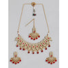 Rose Gold Plated Alloy Necklace & Earings Set