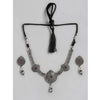 Rose Gold Plated Alloy Necklace & Earings Set