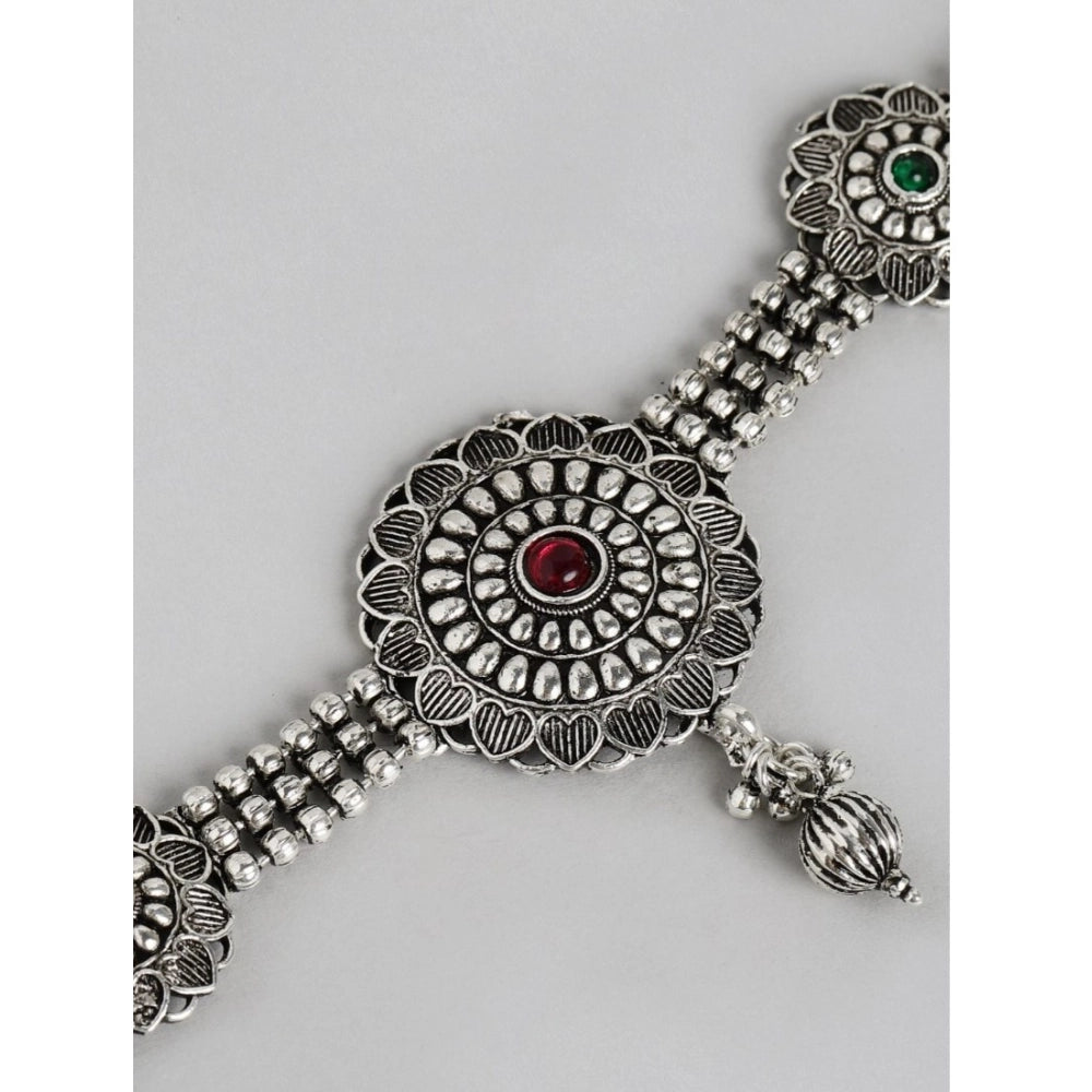 rose gold plated alloy necklace &amp; earings set
