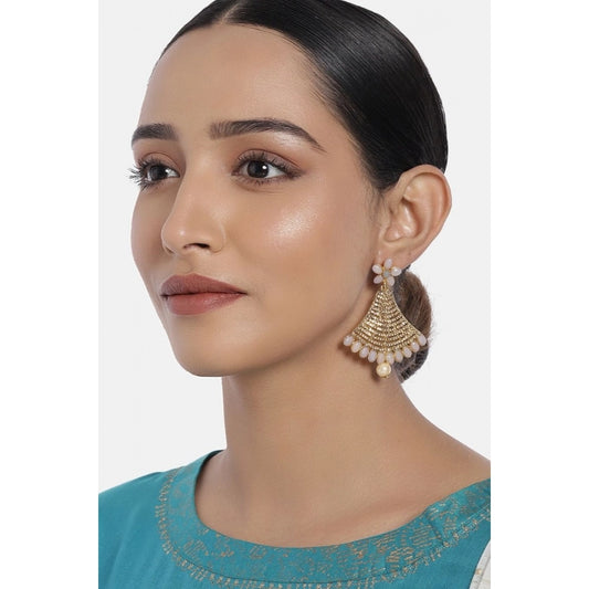 Rose Gold Plated Alloy Earrings