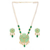 Rose Gold Plated Alloy Necklace & Earings Set