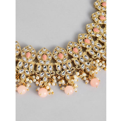 Rose Gold Plated Alloy Necklace &amp; Earings Set