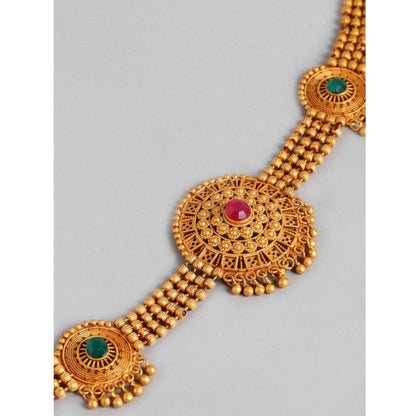 Rose Gold Plated Alloy Necklace &amp; Earings Set