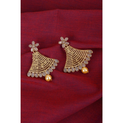 Rose Gold Plated Alloy Earrings