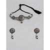 Rose Gold Plated Alloy Necklace & Earings Set