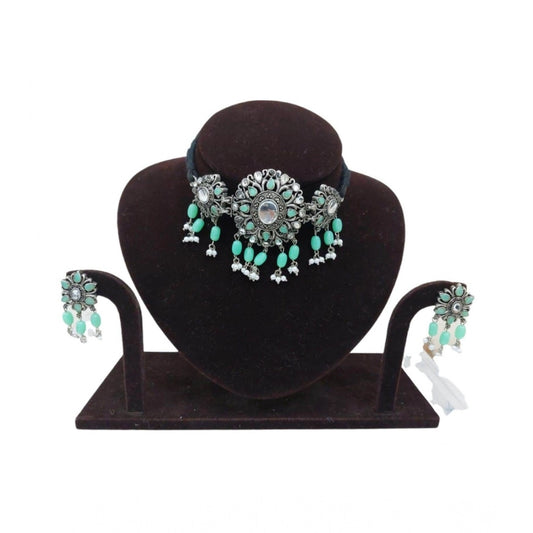 Rose Gold Plated Alloy Necklace &amp; Earings Set