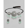 Rose Gold Plated Alloy Necklace & Earings Set