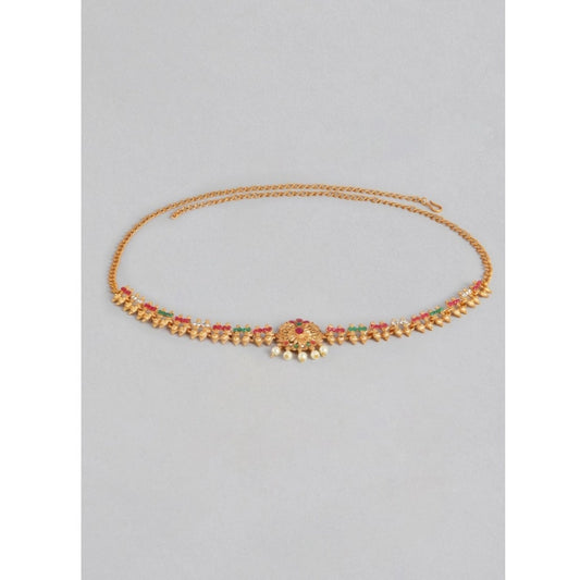 Rose Gold Plated Alloy Hip Belt Kamarband