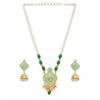 Rose Gold Plated Alloy Necklace & Earings Set