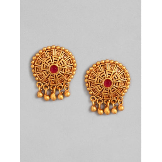 Rose Gold Plated Alloy Necklace &amp; Earings Set