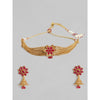 Rose Gold Plated Alloy Necklace & Earings Set