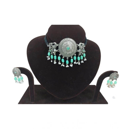 Rose Gold Plated Alloy Necklace &amp; Earings Set