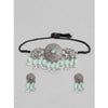 Rose Gold Plated Alloy Necklace & Earings Set