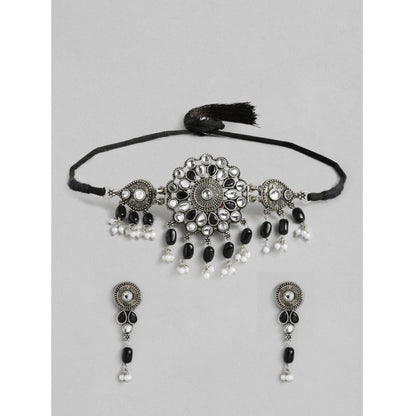 Rose Gold Plated Alloy Necklace &amp; Earings Set