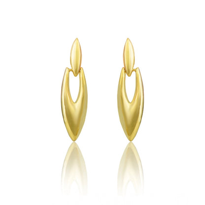 Mini Gold Office Earrings