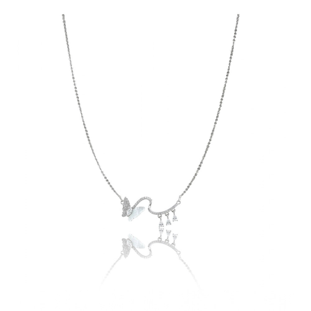minimal steel pendant chain