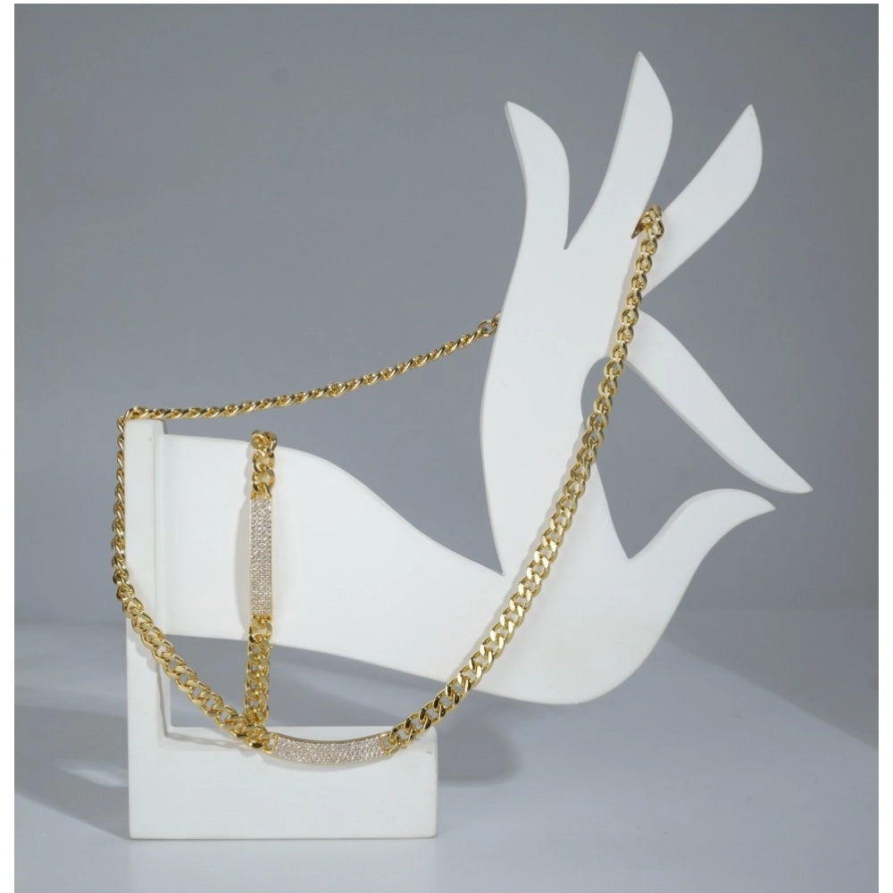 gold luxe bracelet & necklace combo