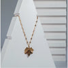 Gold Leaf Pendant Chain