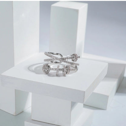 Silver Luxe Freesize Ring