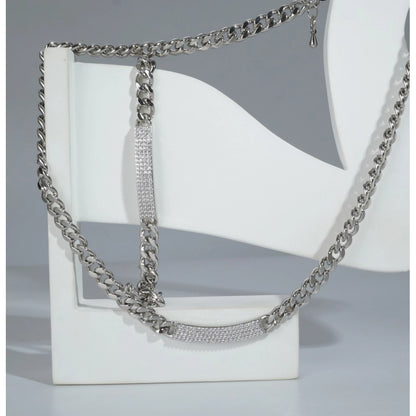 Silver Luxe Bracelet & Necklace Combo