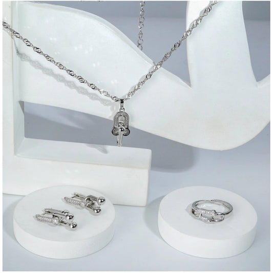 Silver Luxe Jewellery Combo