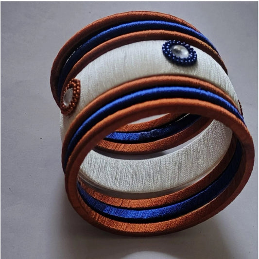 Plastic Silk Thread Bangles