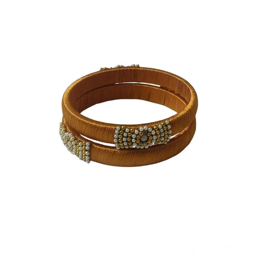 Plastic Silk Thread Bangles