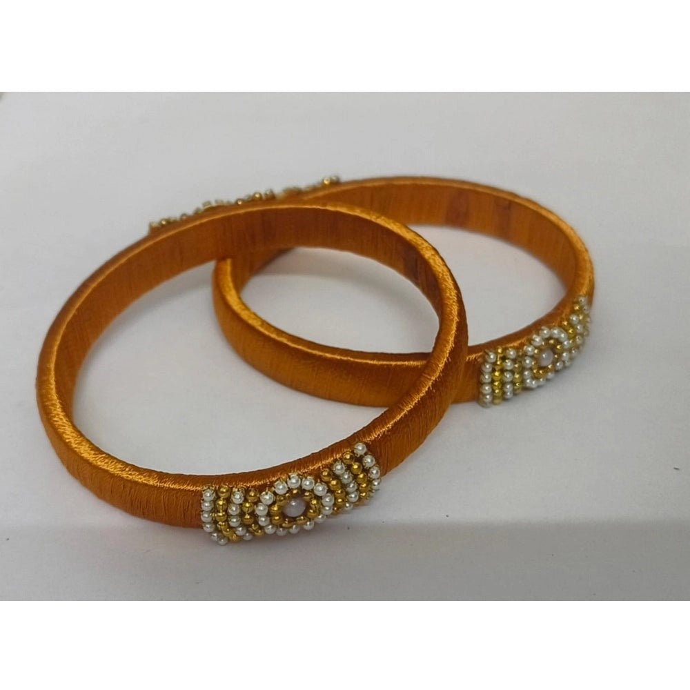 plastic silk thread bangles