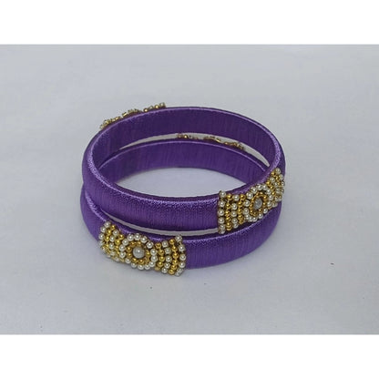Plastic Silk Thread Bangles
