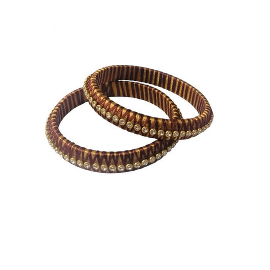 Plastic Silk Thread Bangles