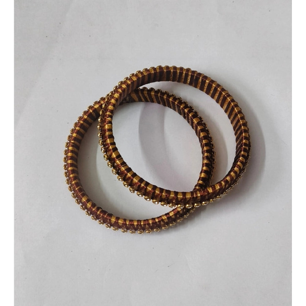 plastic silk thread bangles