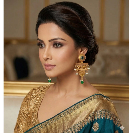 Zinc Alloy Gold Plated Chandelier Earrings