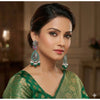 Zinc Alloy Gold Plated Chandbali Earrings