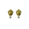 Pack of_2 Brass Gold-Plated Earrings