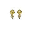 Pack of_2 Brass Gold-Plated Earrings