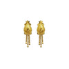Pack of_2 Brass Gold-Plated Earrings
