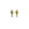 Pack of_2 Brass Gold-Plated Earrings